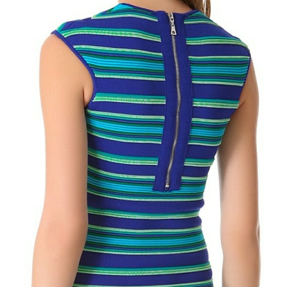 TORN BY TONNY KOBO Paz Ottoman Stripes Dress Sz XS - Picture 3 of 6